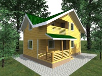 Дом из бруса 6х9 | Строительство домов в Апатиты