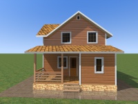 Каркасный дом 7х10 | Строительство домов в Апатиты