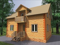 Каркасный дом 7х9 | Строительство домов в Апатиты