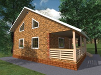 Каркасный дом 8х9 | Строительство домов в Апатиты